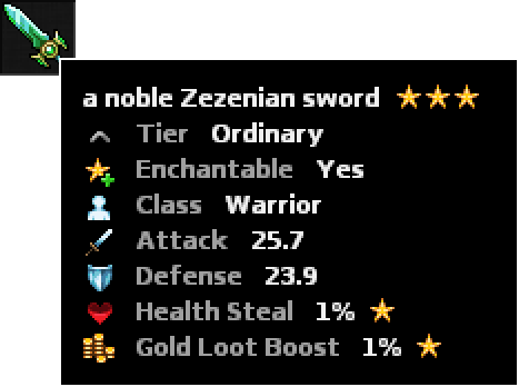 a Noble Zezenian Sword